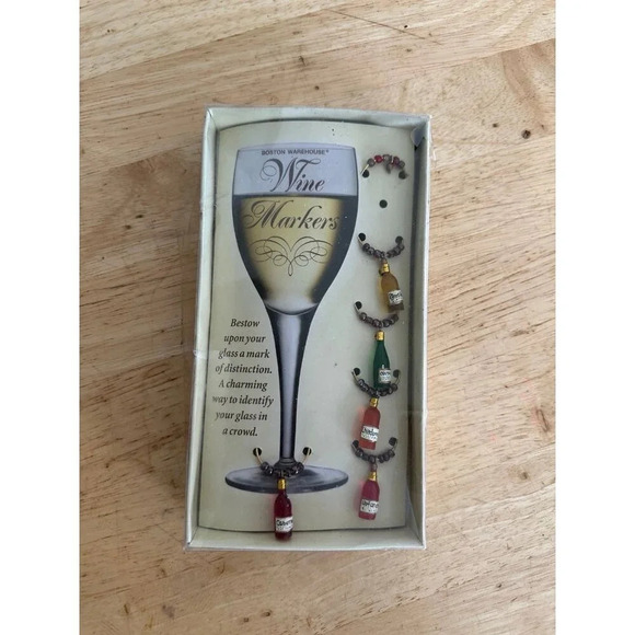 Boston Warehouse Wine Markers - Picture 1 of 7